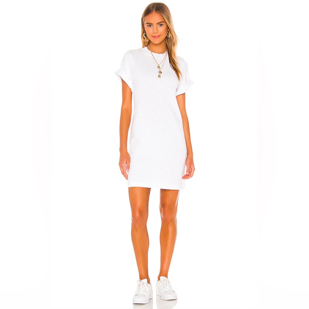 Cotton Citizen x REVOLVE Tokyo Short Sleeve Mini Dress in White